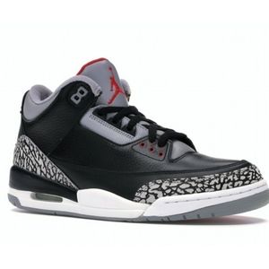 Men's Jordan 3 Retro Black Cement 2008